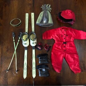 RARE Vintage American Girl Doll Winter Outfits/ Ski Gear